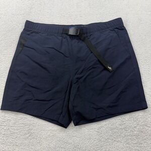 Polo Ralph Lauren Men's Navy Blue Athletic Belted Nylon Shorts Size XXL
